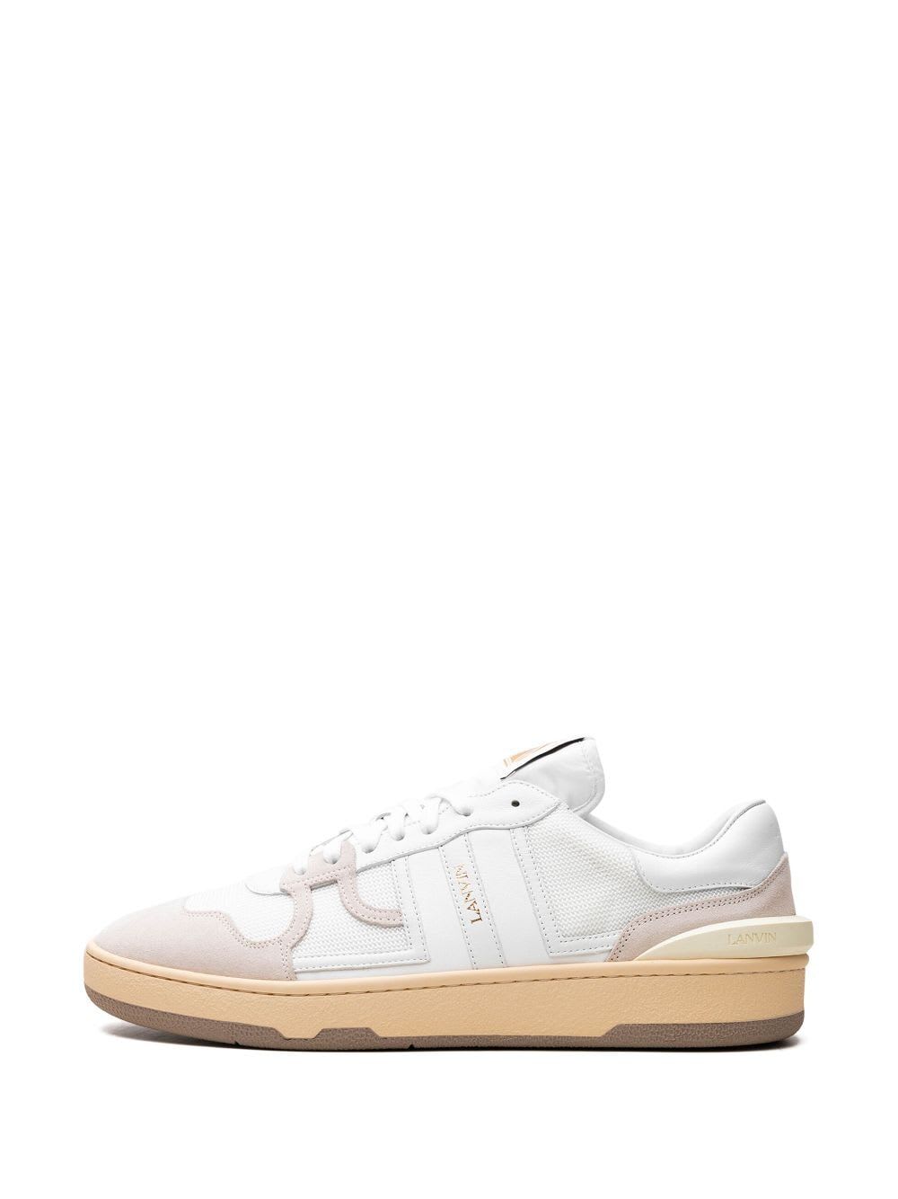 Shop Lanvin Clay Low Top Sneakers In White