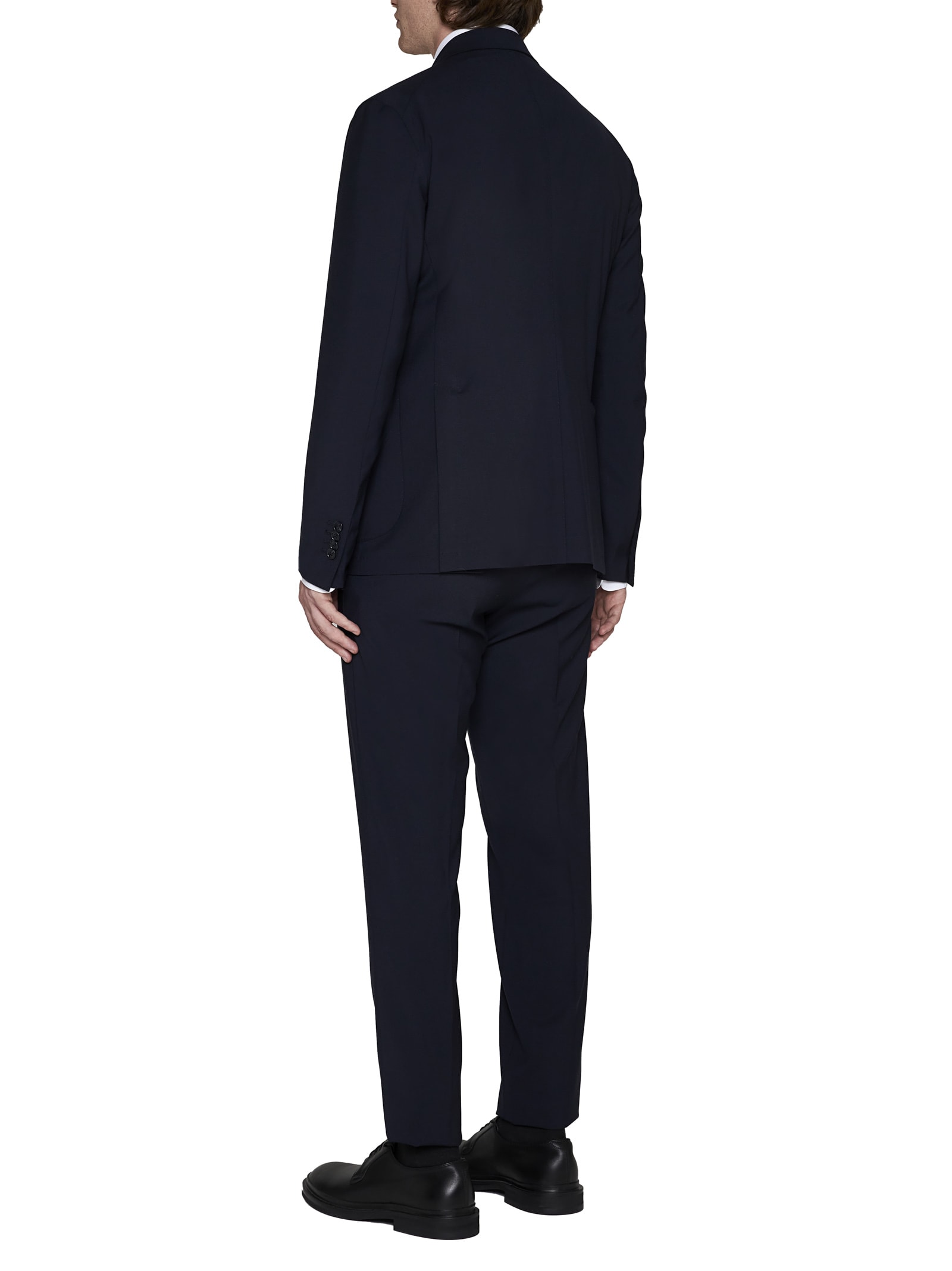 Shop Tagliatore Suit In Blu