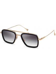 Dita 7806/b/blk/gld/52 Flight.006 Sunglasses In K Gold