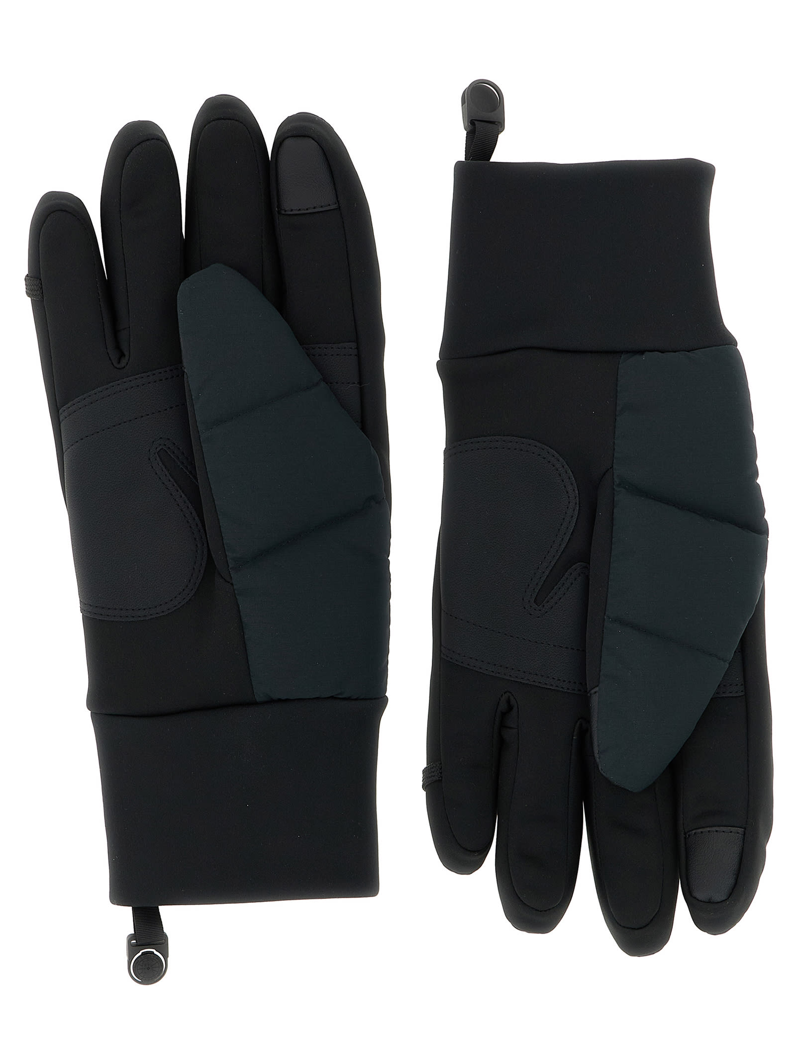 Canada Goose Insulated Gloves Featuring Elasticated Cuffs In Black