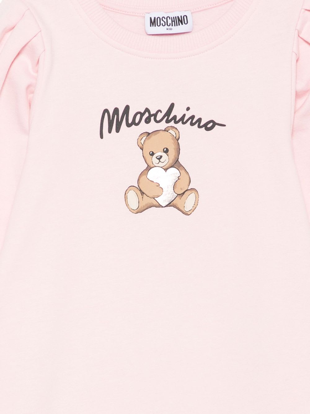 Moschino Kids Printed Dress In Pink