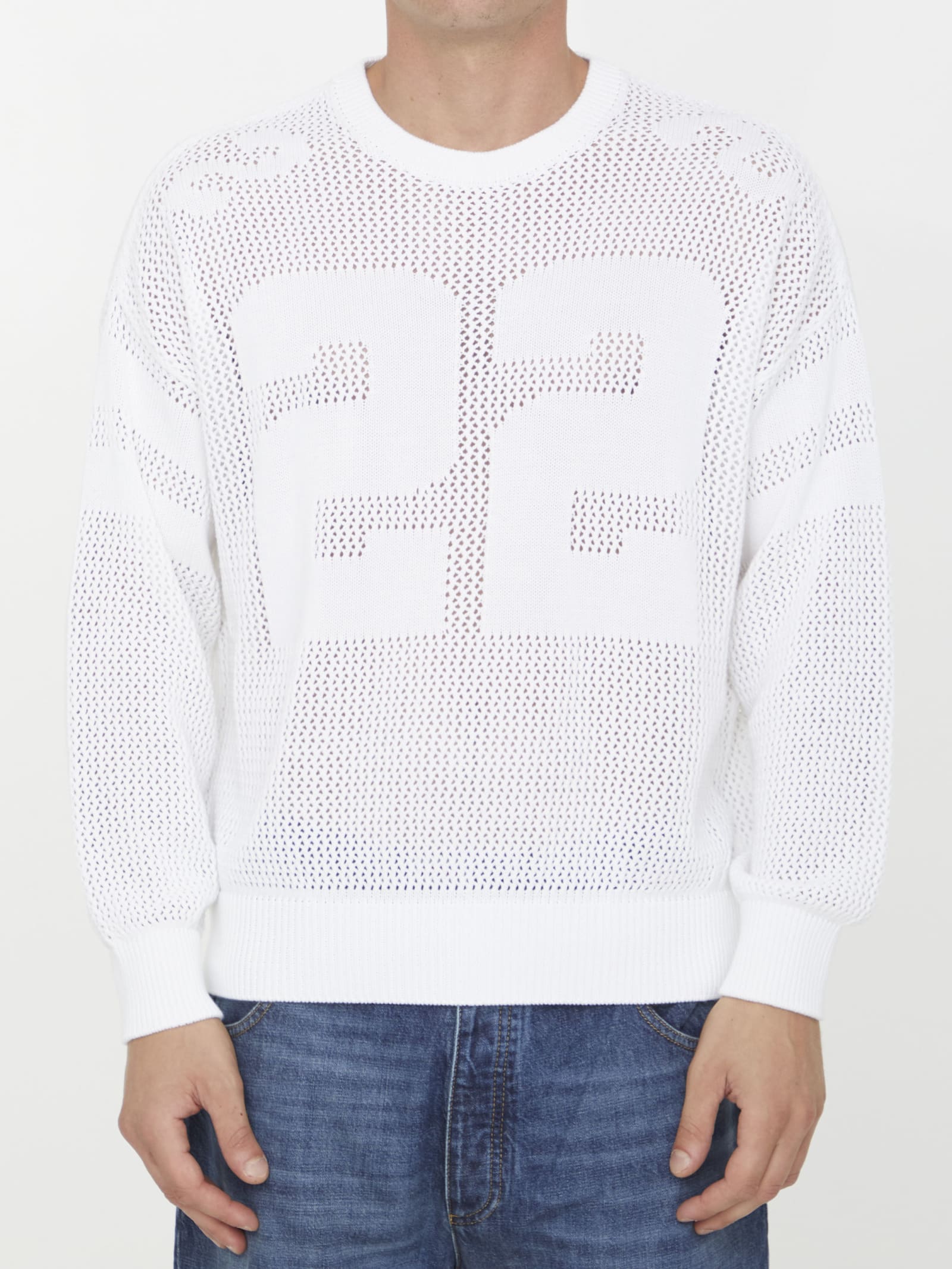 AMIRI TIGER MESH GRAPHIC JUMPER