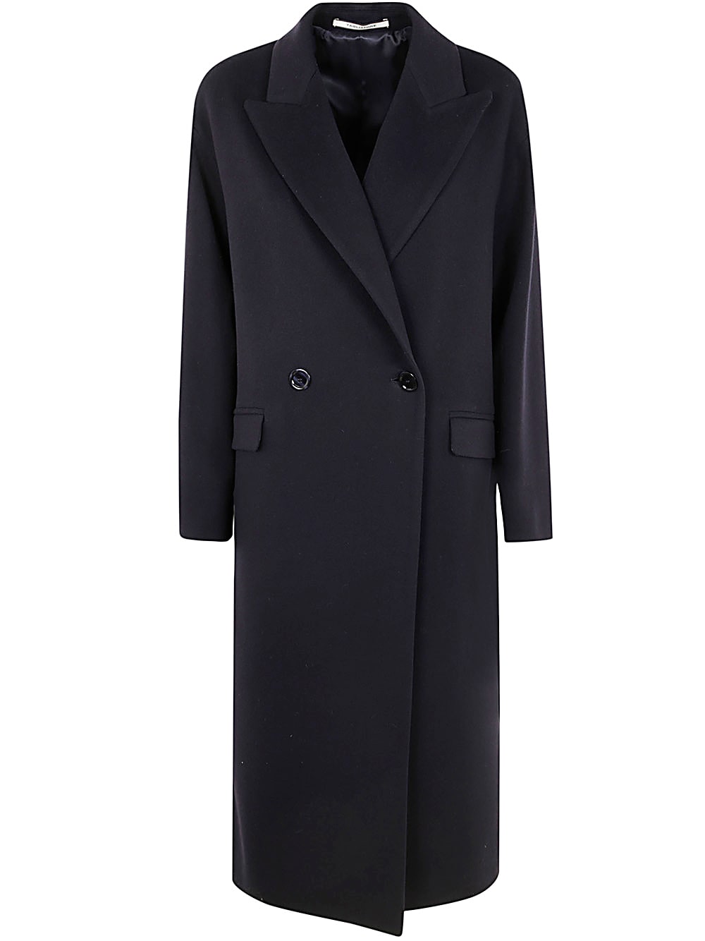 Shop Tagliatore Linden Woman Oversize Double Breasted Coat In Blue