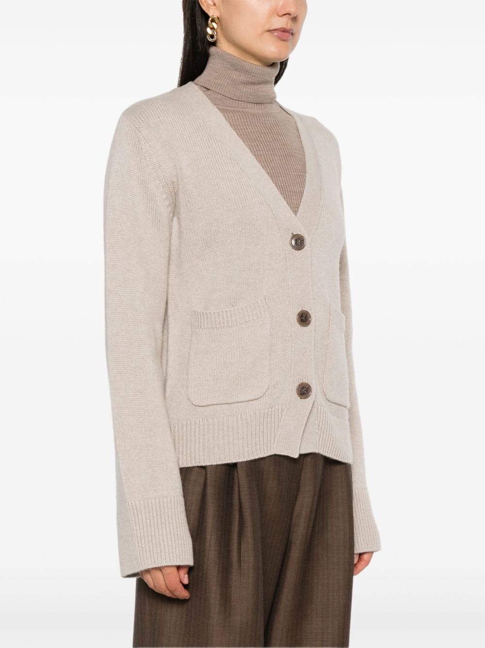 Lisa Yang Women Danni Cashmere Cardigan In Neutral