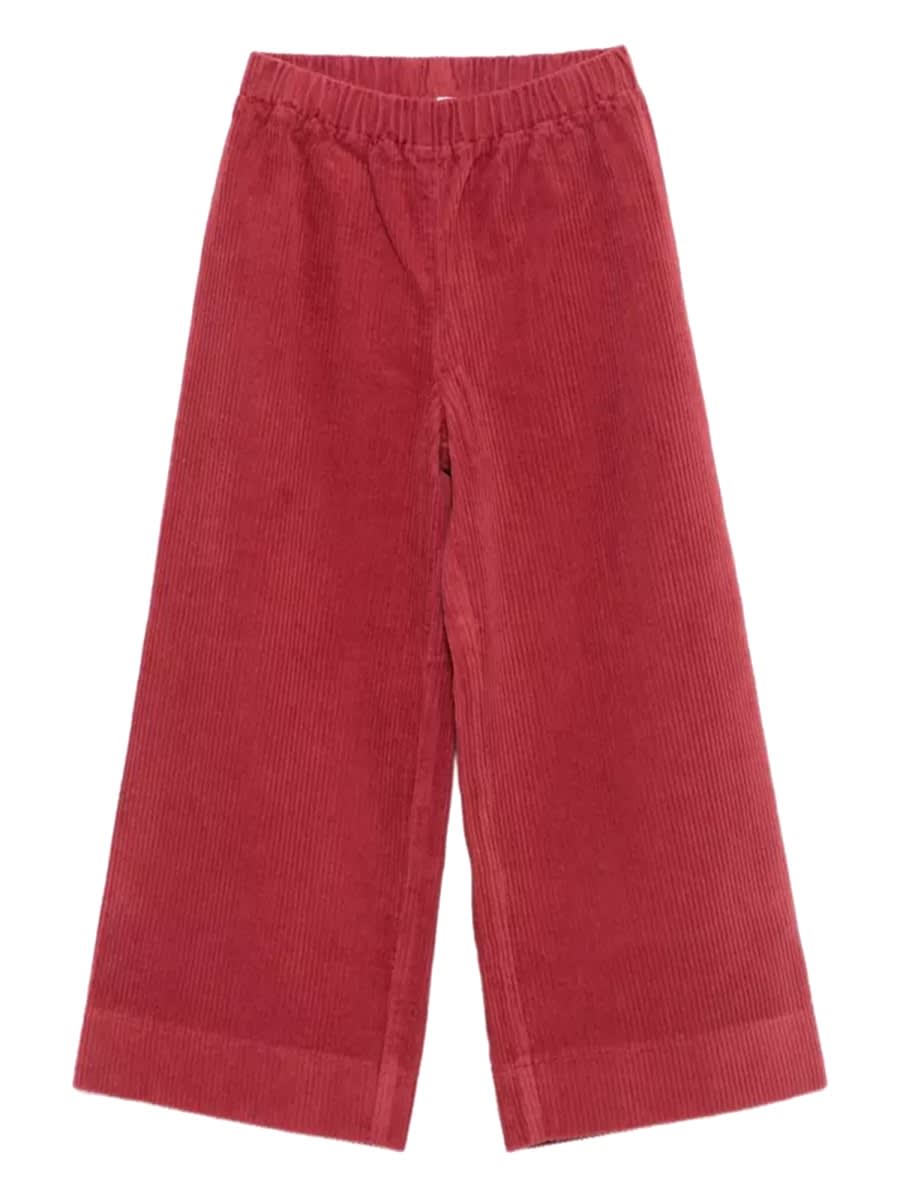 Il Gufo Kids' Long Pants In Red