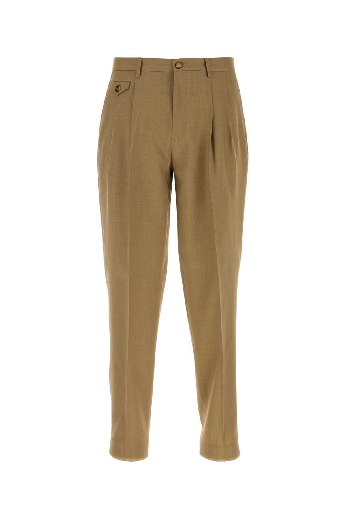 Khaki Wool Pant