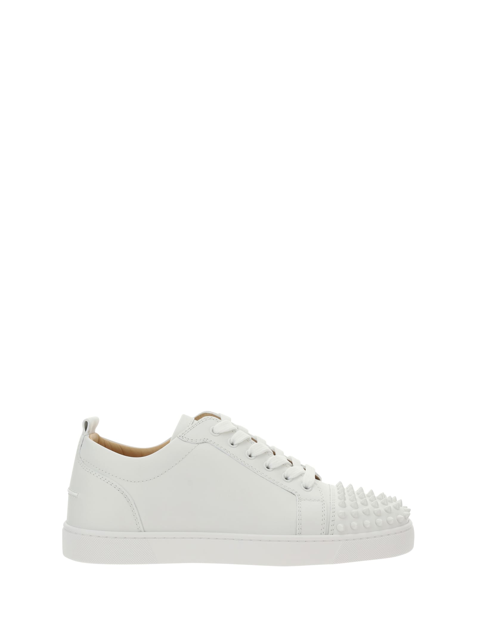 Christian Louboutin Louis Junior Spikes Trainers In White