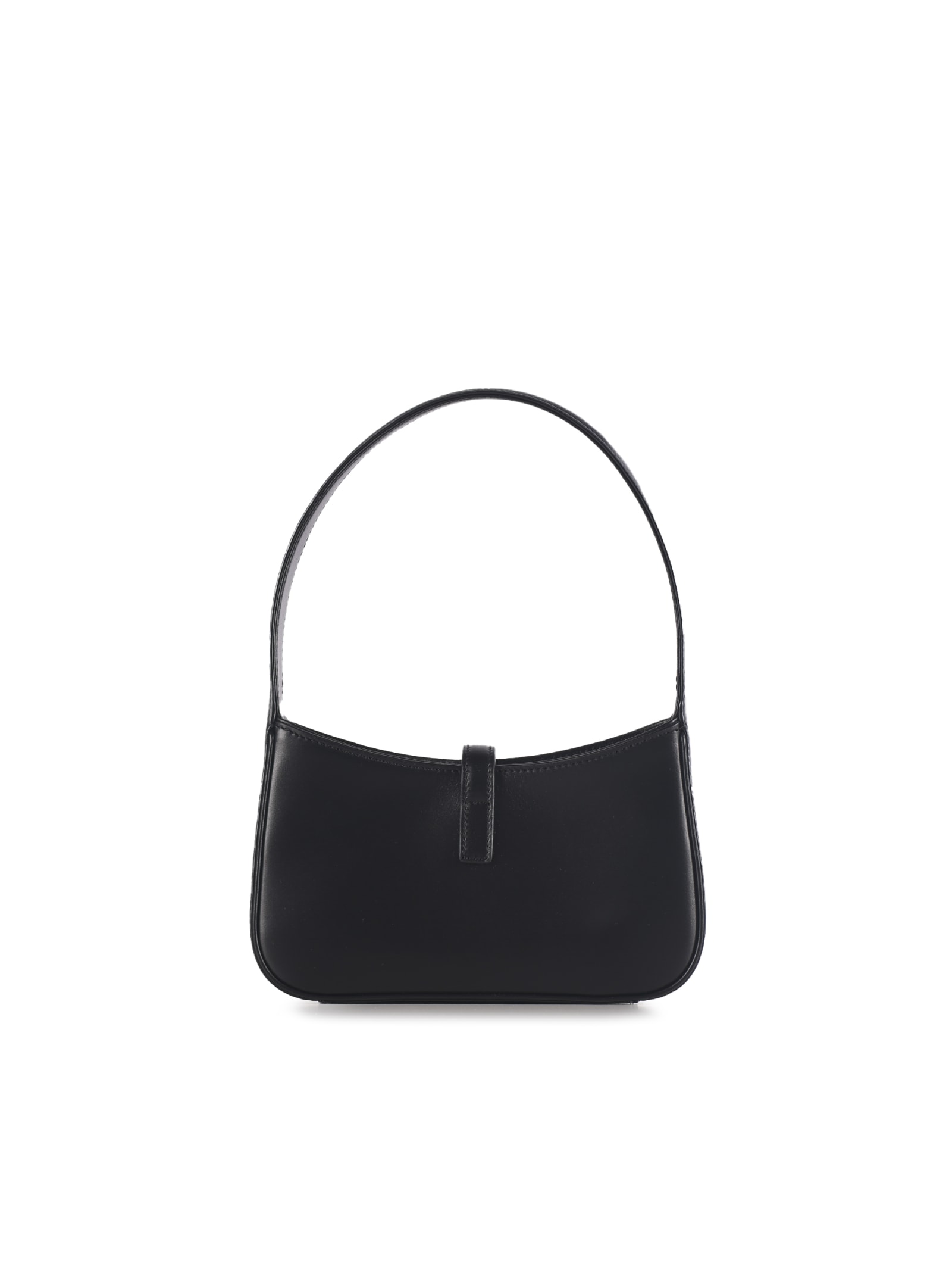 Shop Saint Laurent Le 5 À 7 Mini Hobo Bag In Black