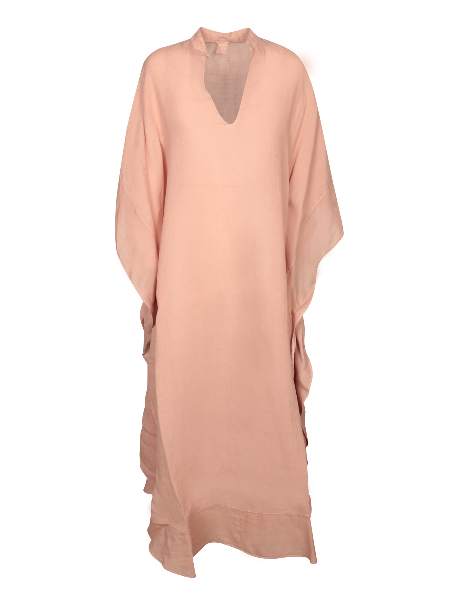 Rosewood Linen Kaftan Dress