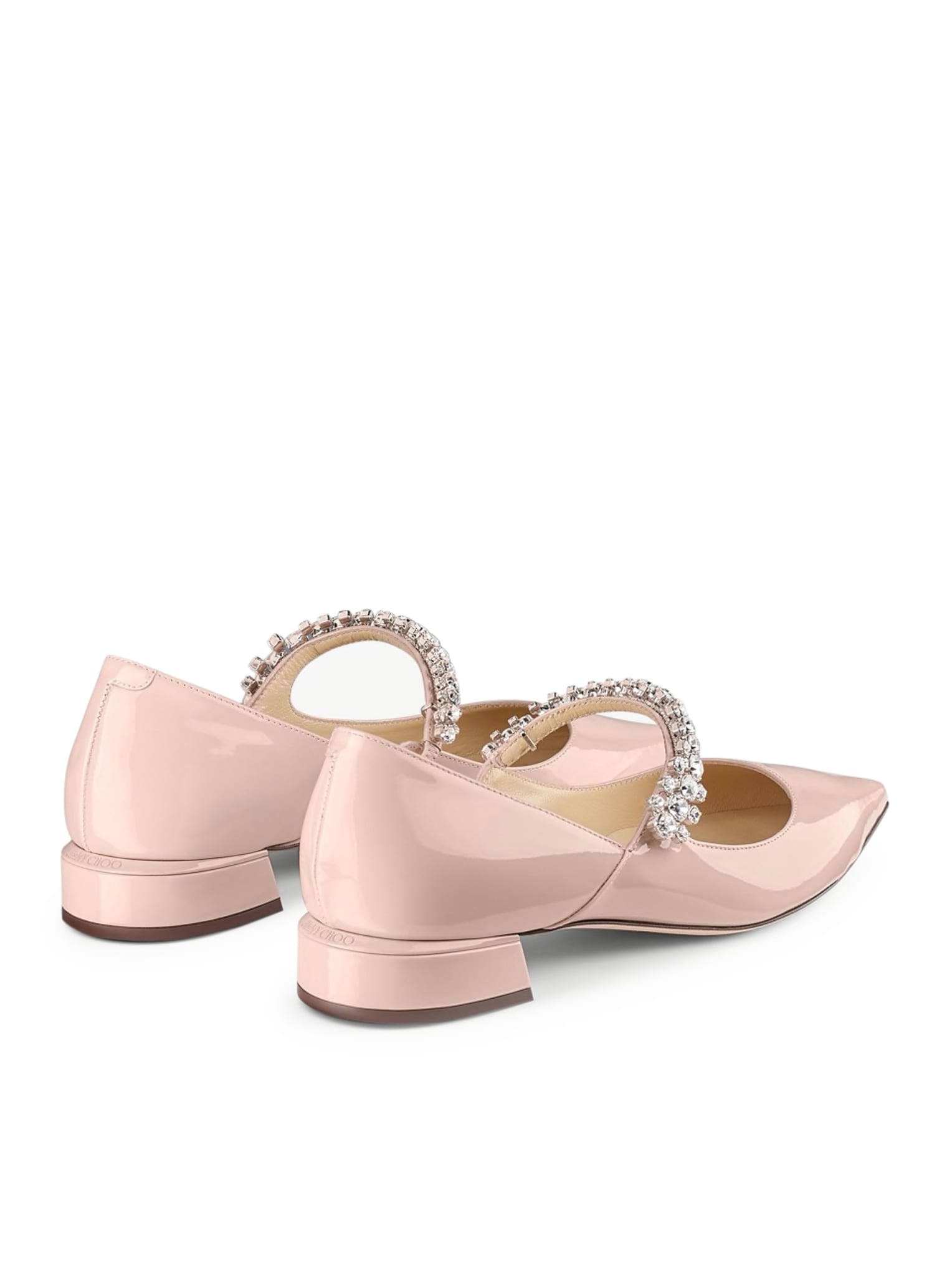 Shop Jimmy Choo Bing Pump Flat In Macaron