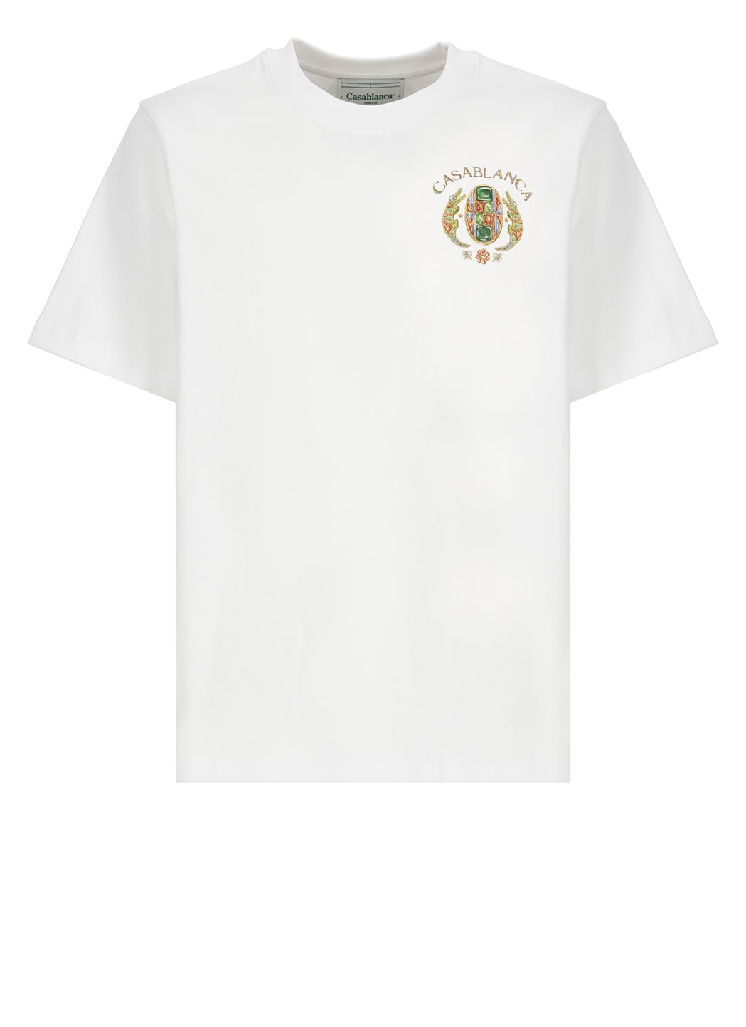 Shop Casablanca Joyaux Dafrique Tennis Club T-shirt In White