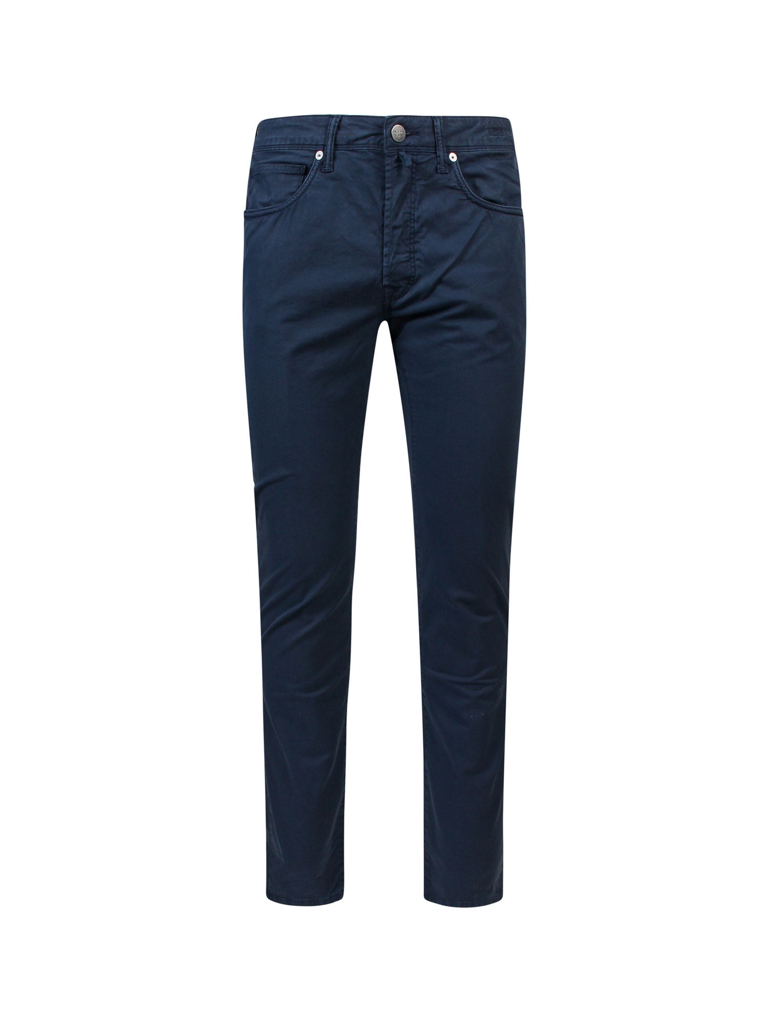 Shop Incotex Trouser In Blue