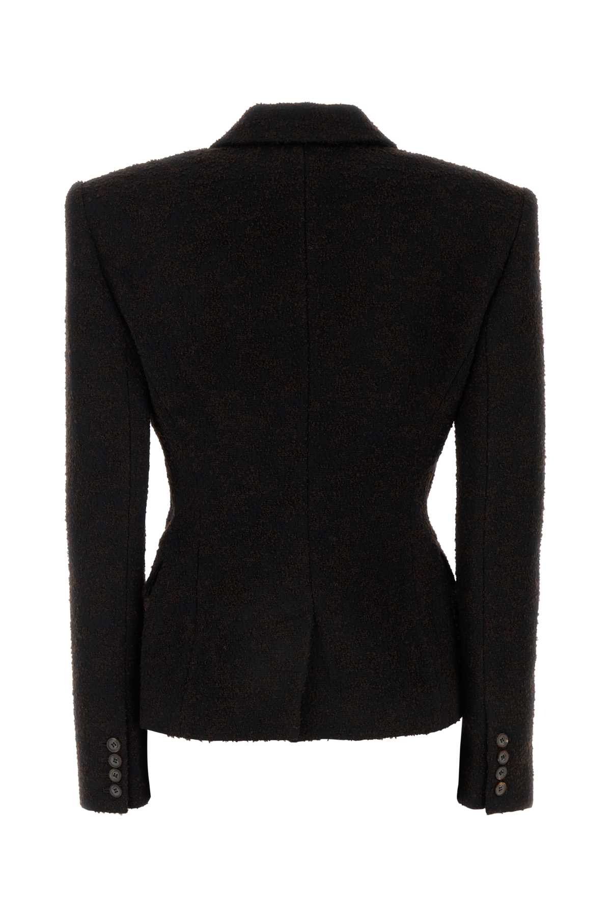 Shop Magda Butrym Brown Boucle Blazer