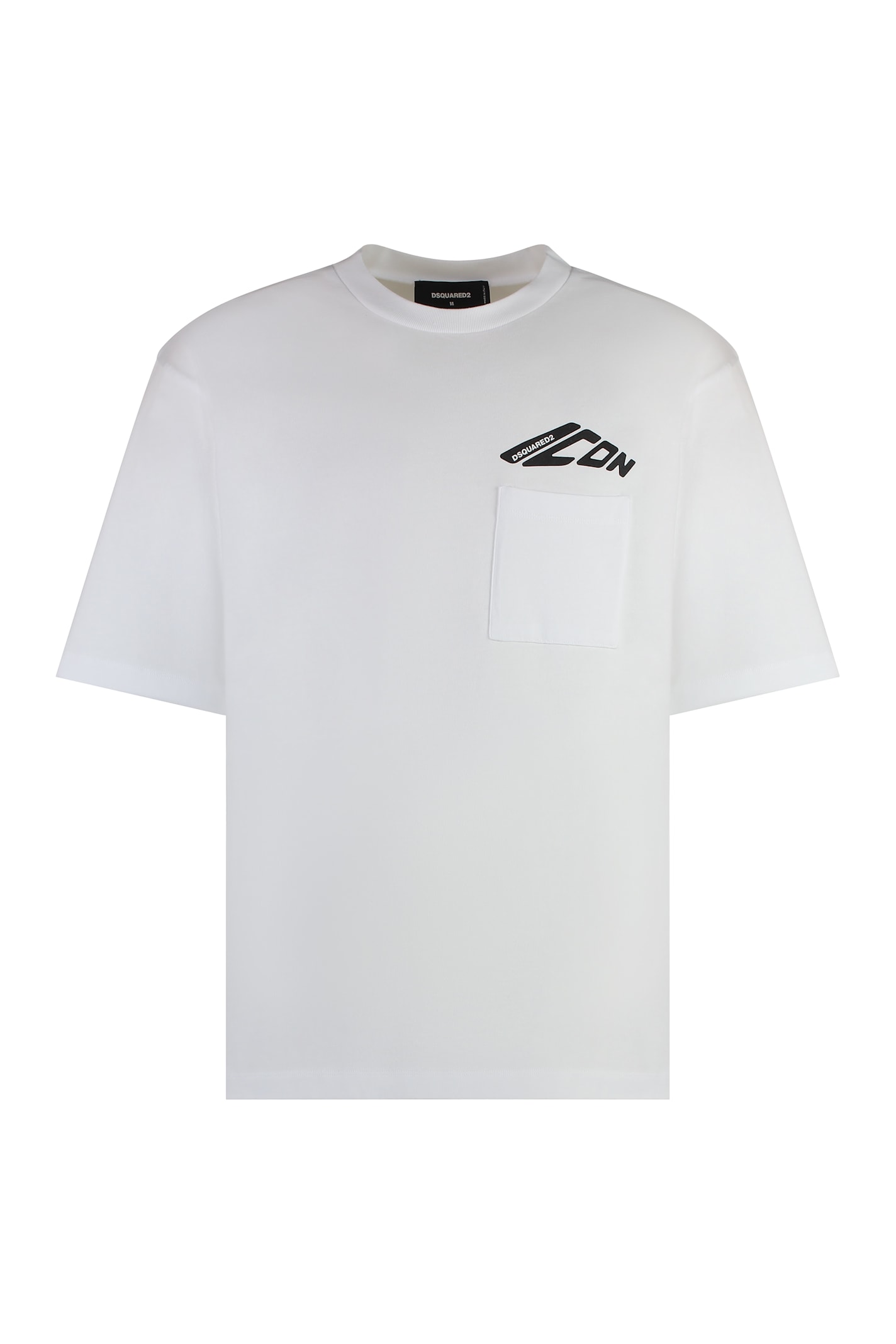 Shop Dsquared2 Cotton Crew-neck T-shirt In White