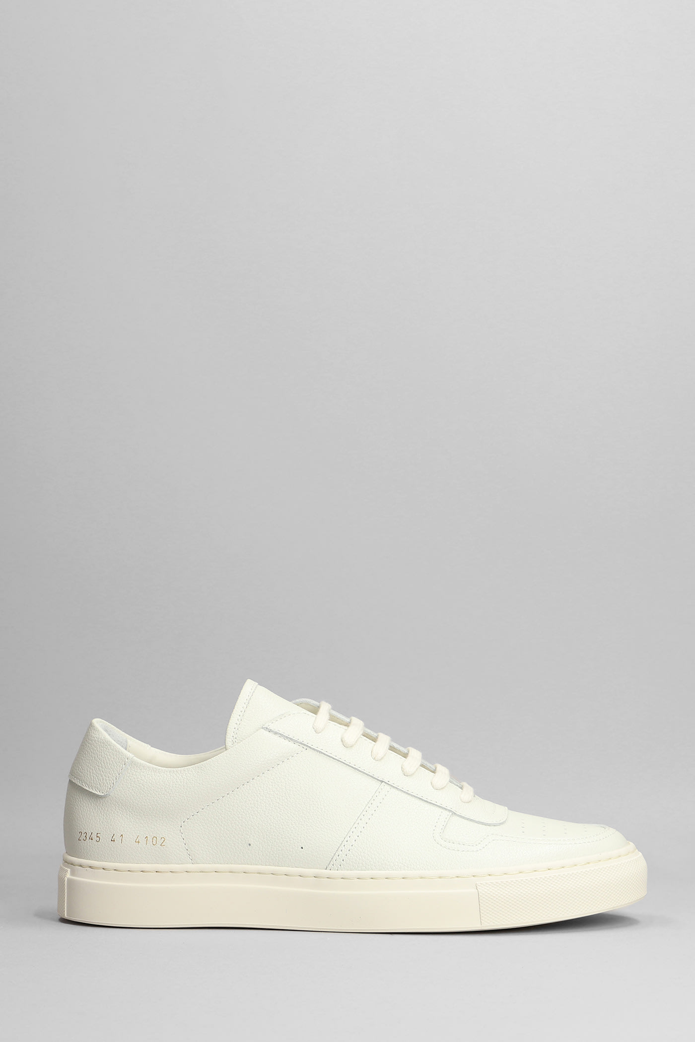 Common Projects Bball Sneakers In White Leather