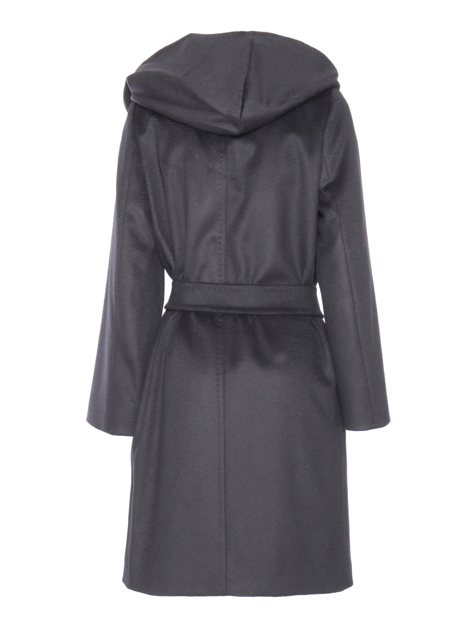 Shop Max Mara Newmang Black Coat