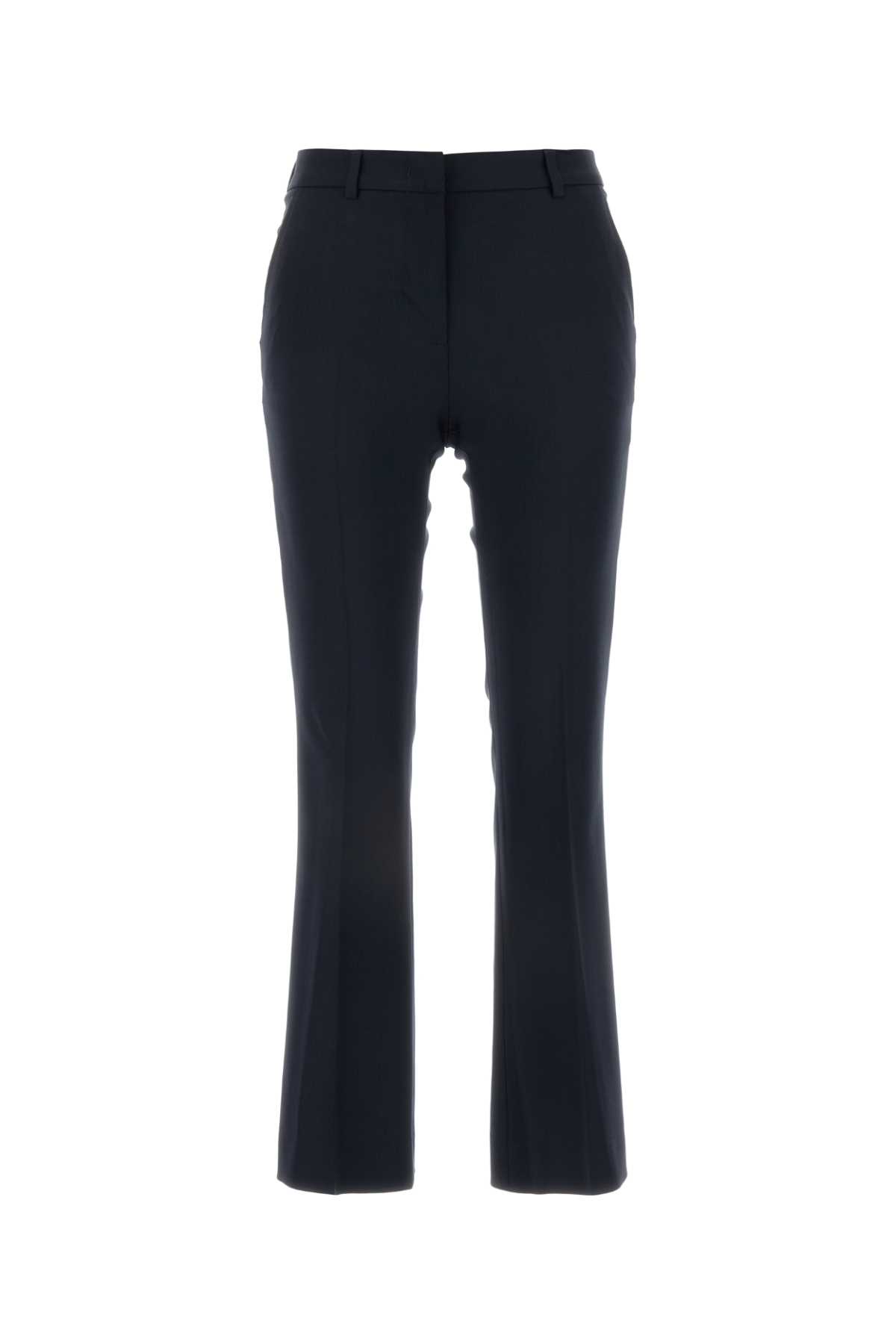 Shop Pt Torino Midnight Blue Stretch Wool Jaine Pant