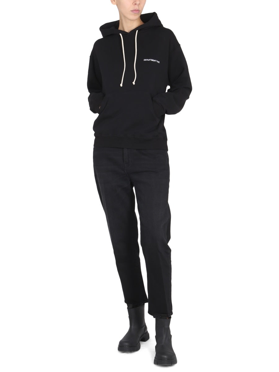 Shop Department Five Hoodie In Black