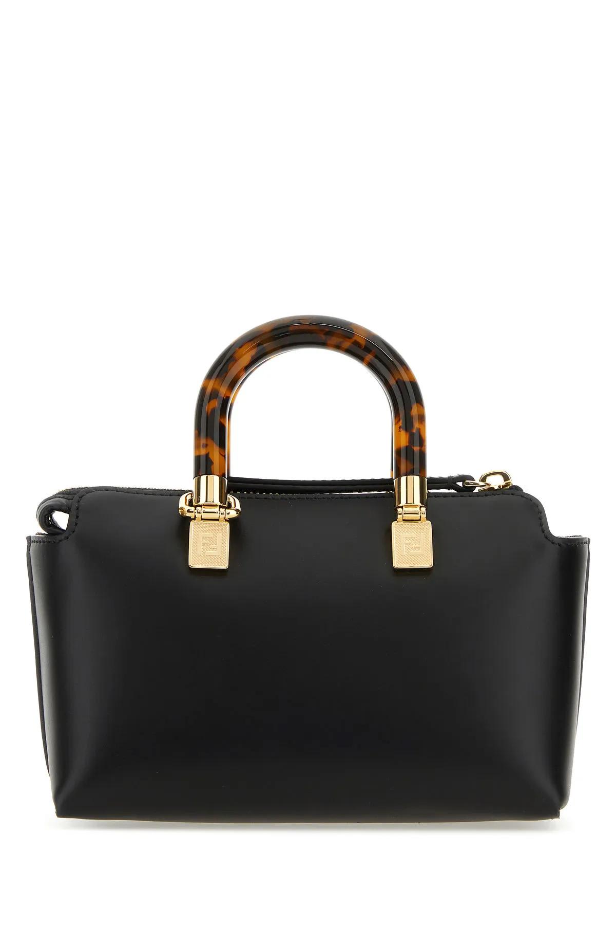 Fendi By The Way Gold Edition Tote in Black