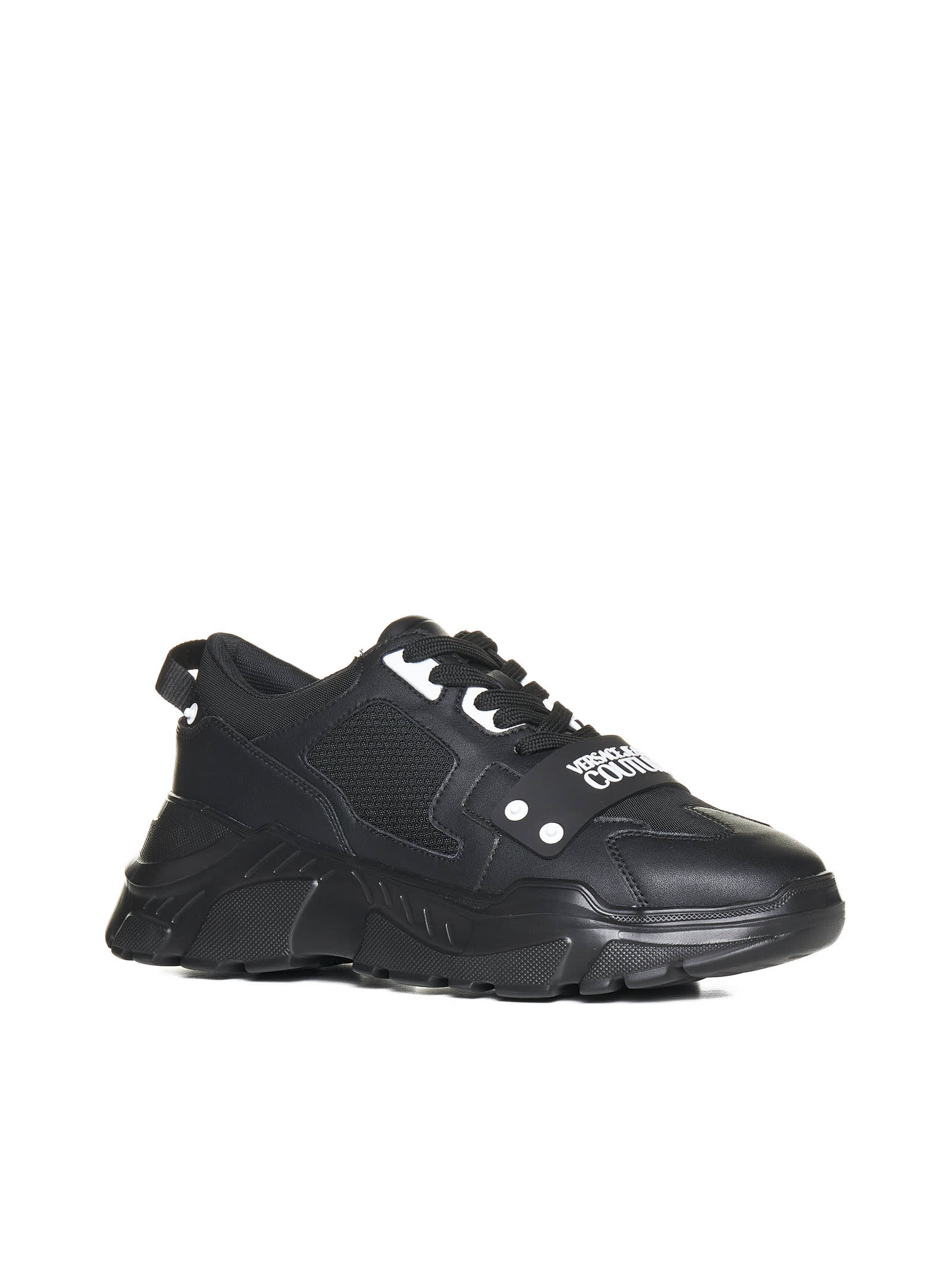 Versace Jeans Couture Sneakers In Black
