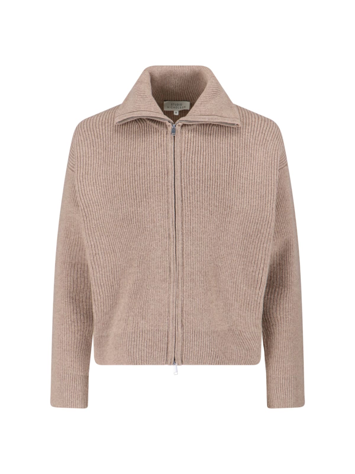 Studio Nicholson Sandos Zip Sweater In Brown