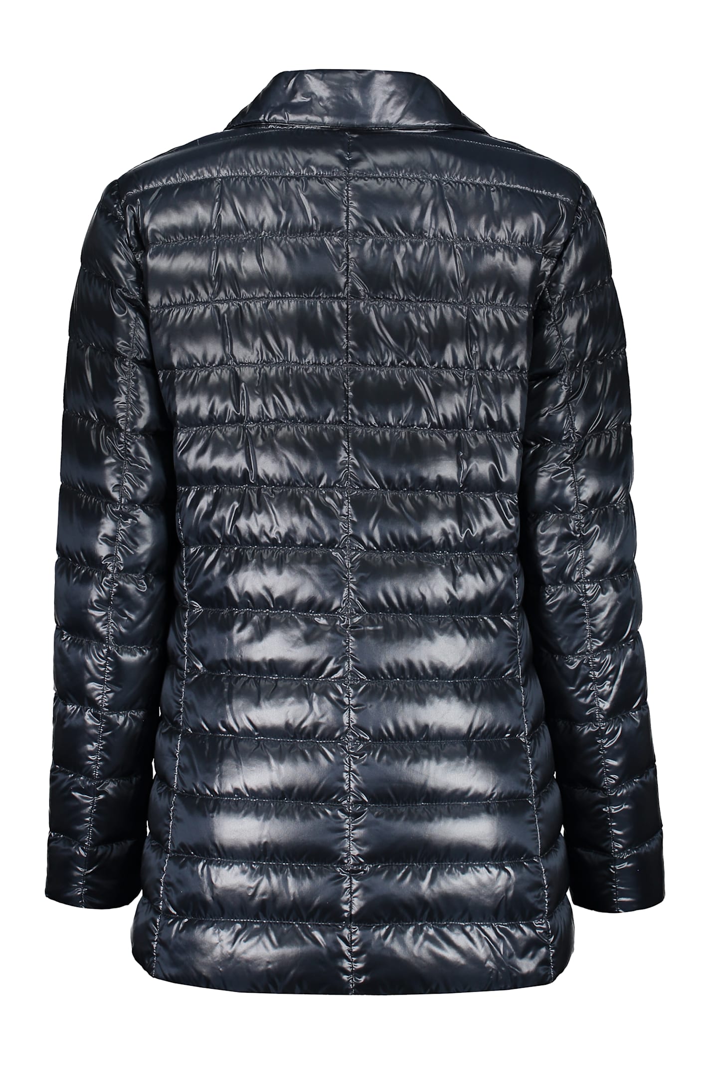 Herno Short Down Jacket In Blue