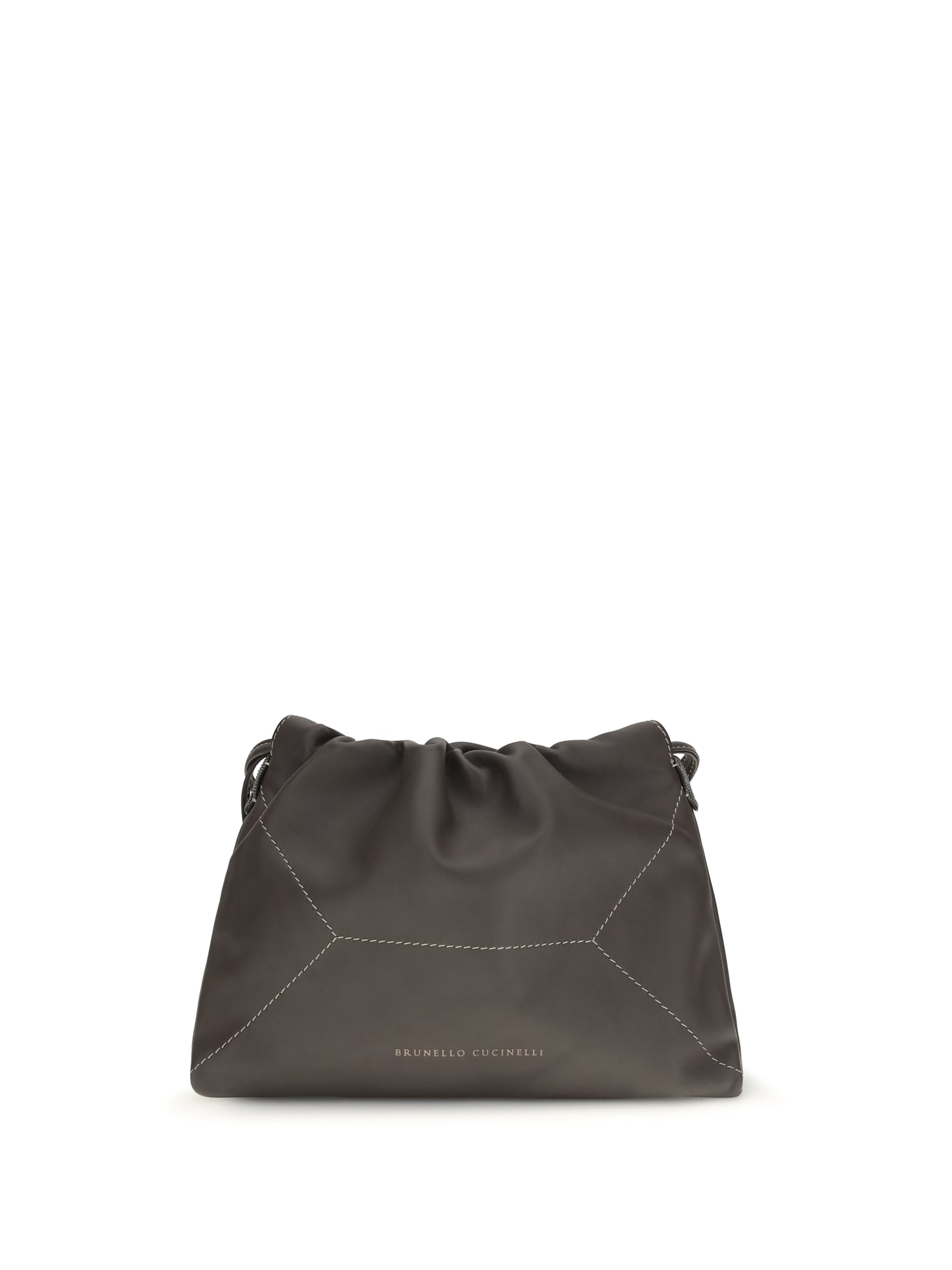 Brunello Cucinelli Leather Shoulder Bag