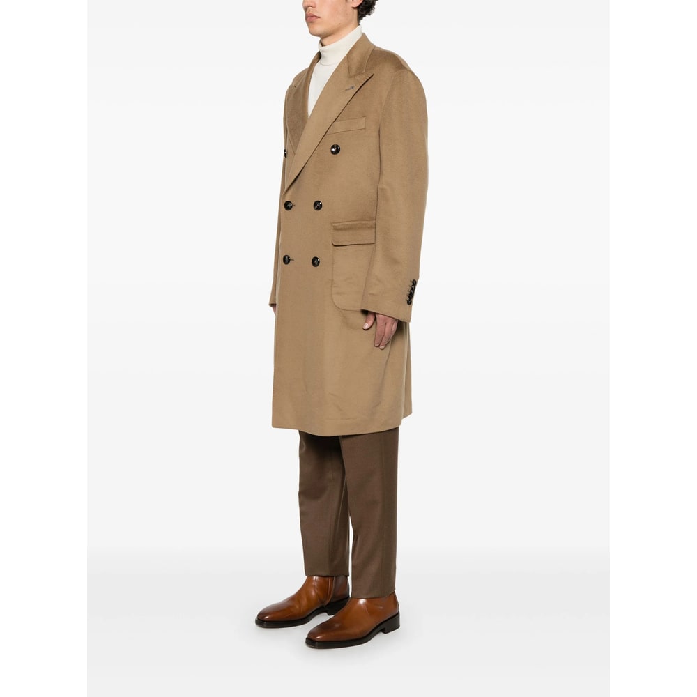 Tagliatore Coats Brown In Brown