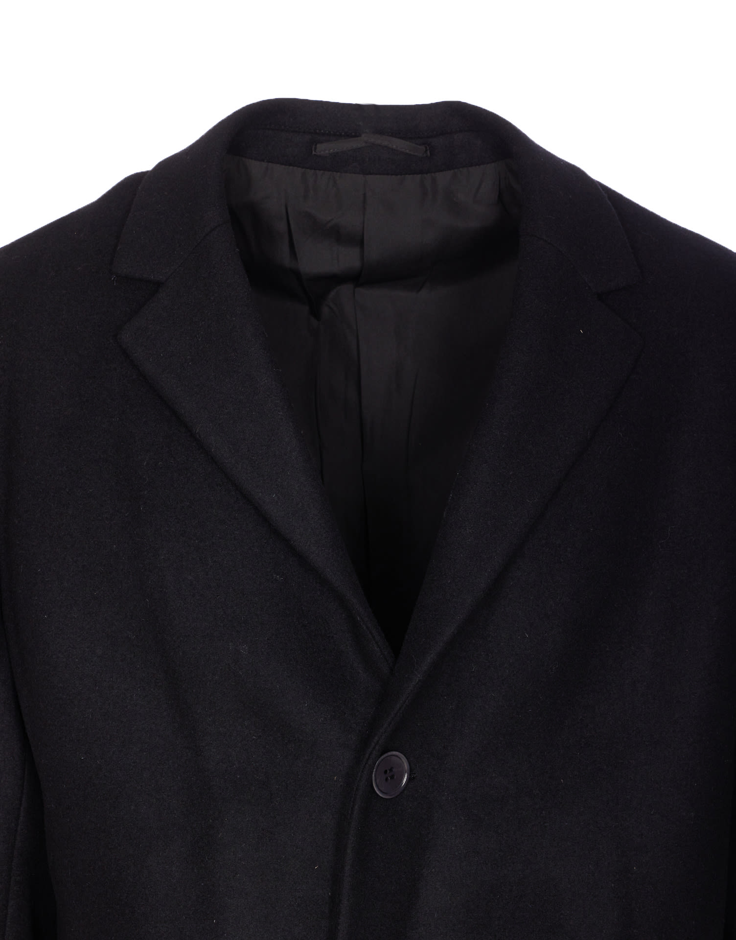 Nn07 Austin Button-closure Coat In Black