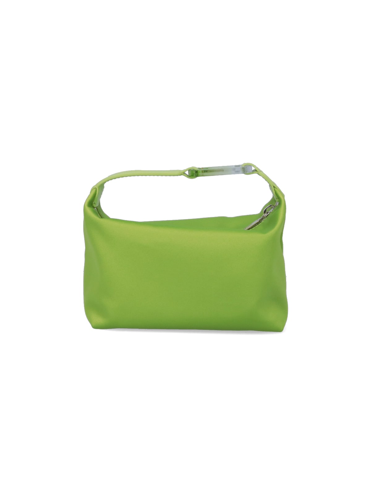 Shop Eéra Satin Moon Handbag In Green