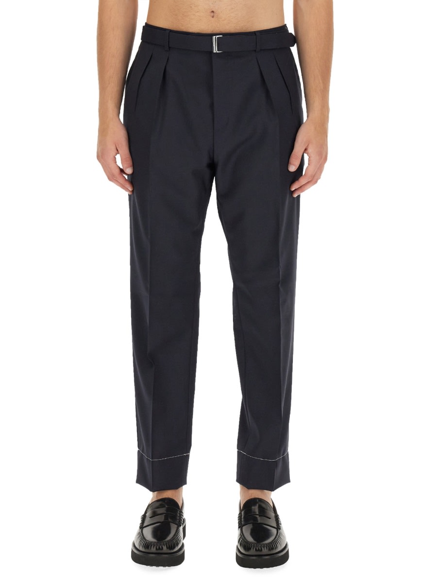 Shop Brioni Ischia Pants In Blue