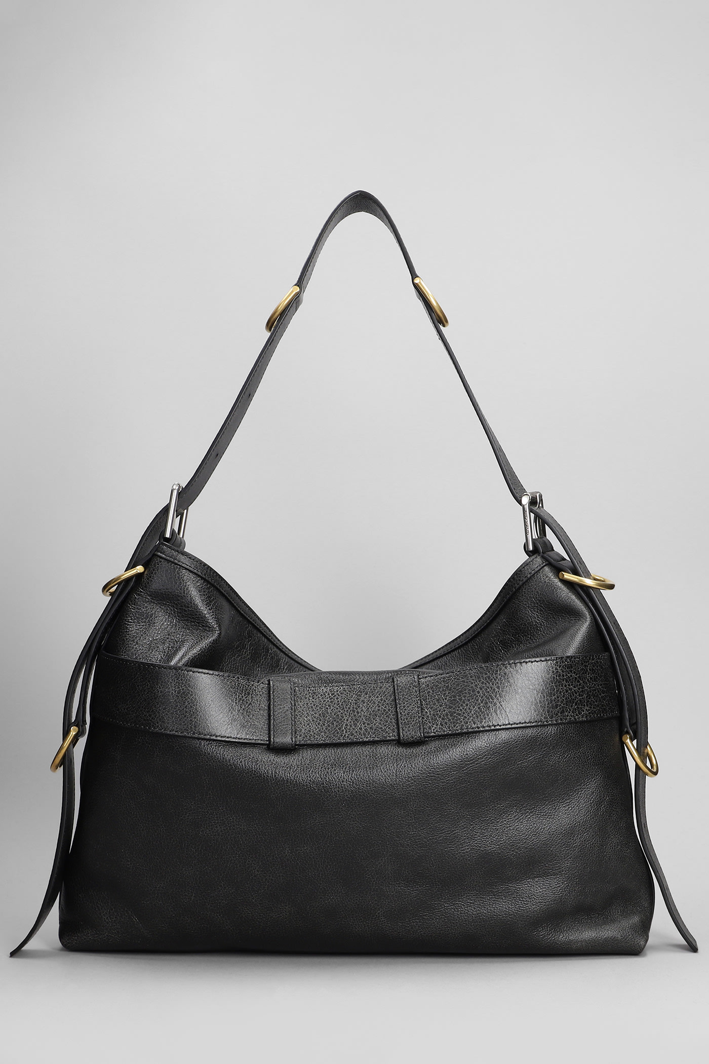 Shop Givenchy Voyou Shoulder Bag In Black Leather