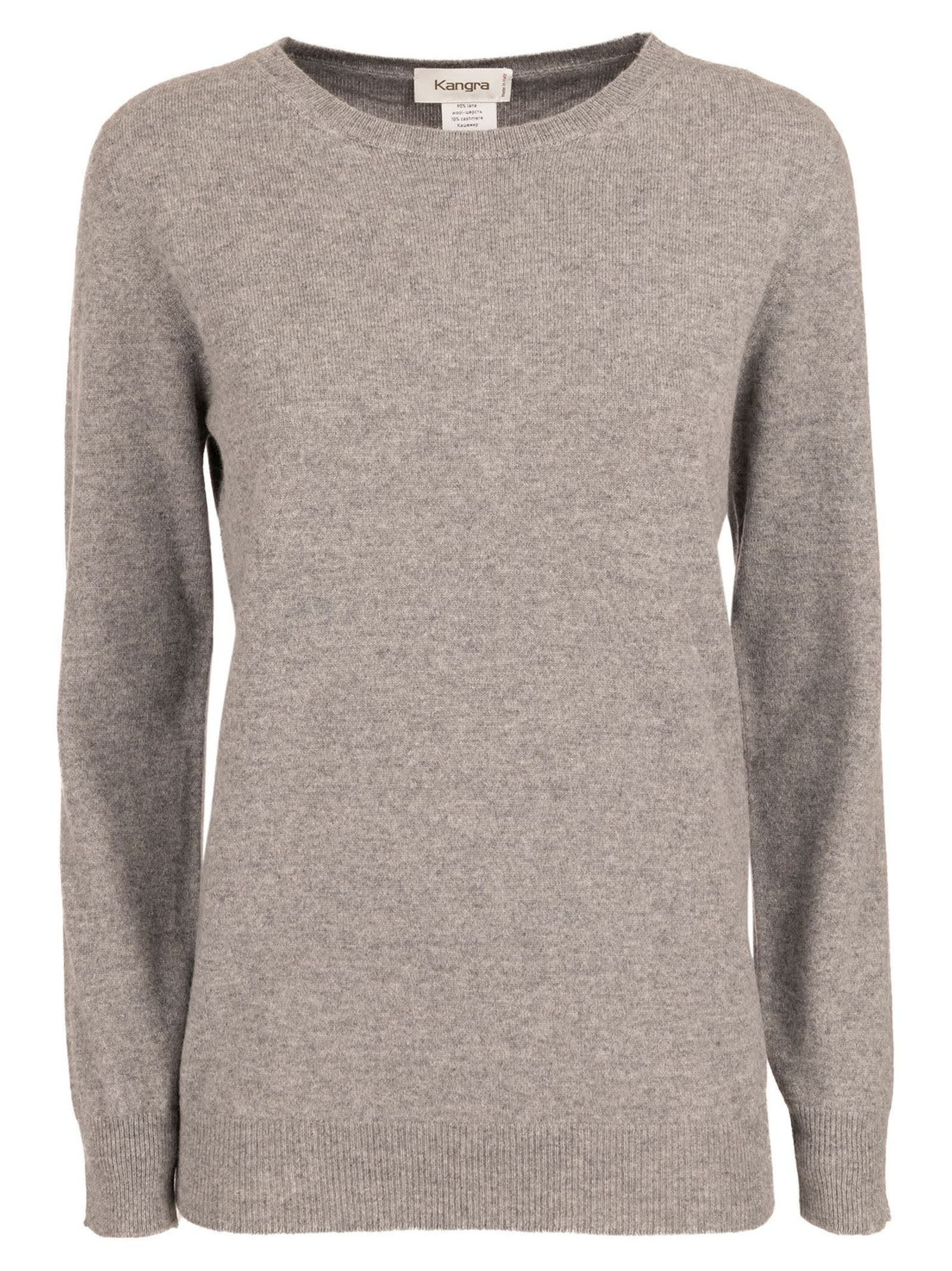 Grey Wool And Cashmere Sweater