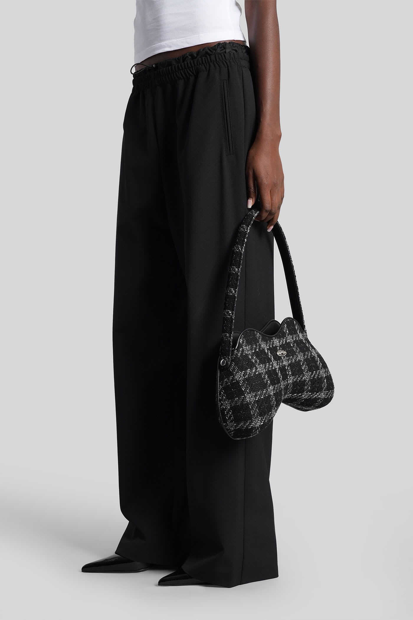 Diesel P-yrite Pants In Black Polyester In Black