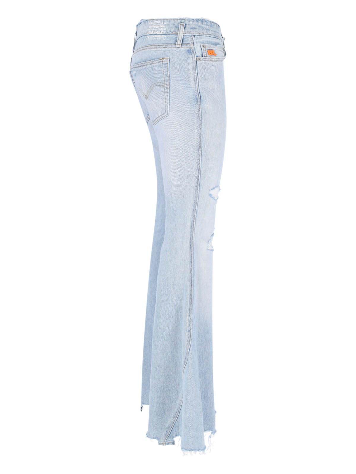 Shop Erl X Levis Flared Jeans In Blue
