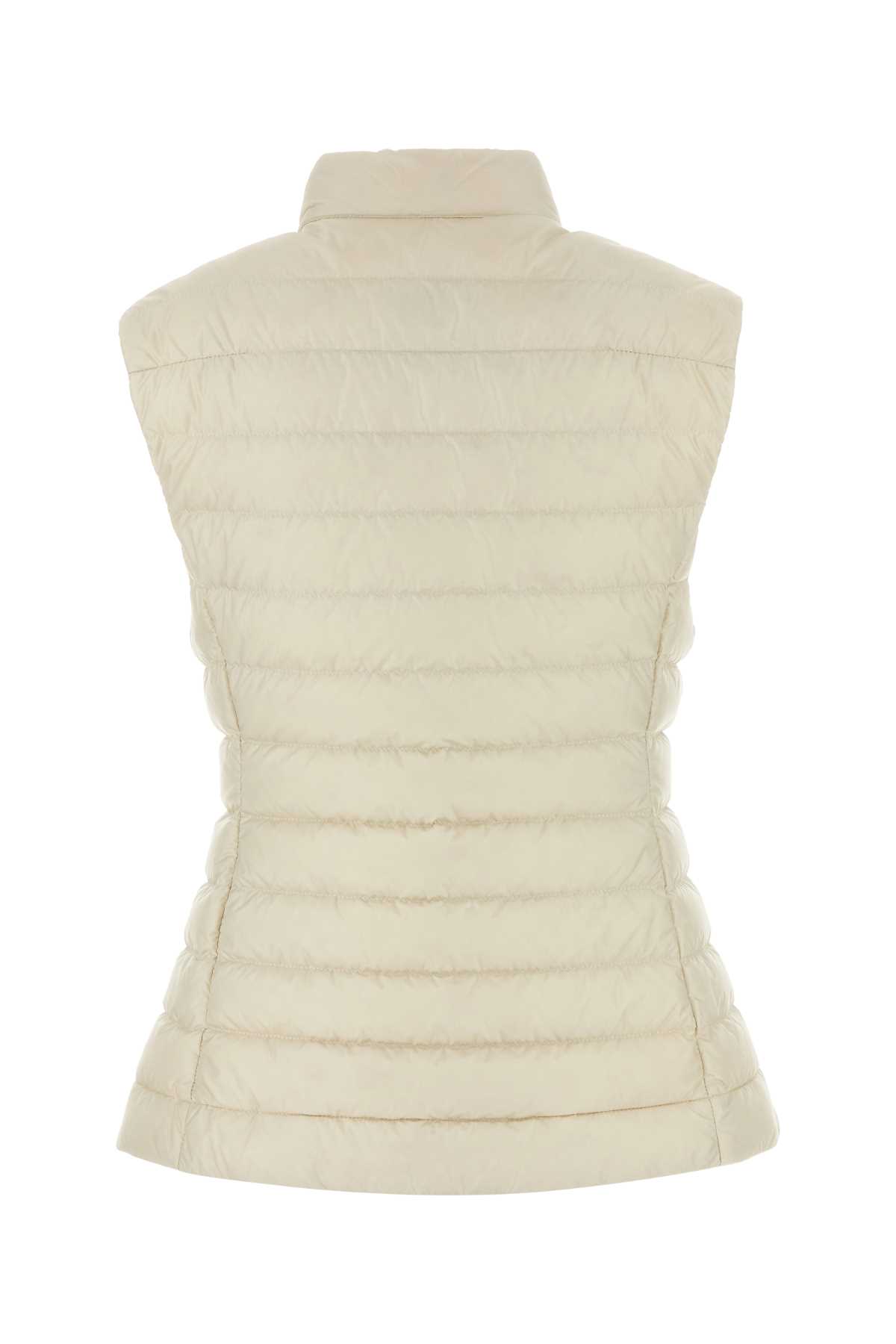 Shop Moncler Ivory Nylon Igens Down Jacket In 20f