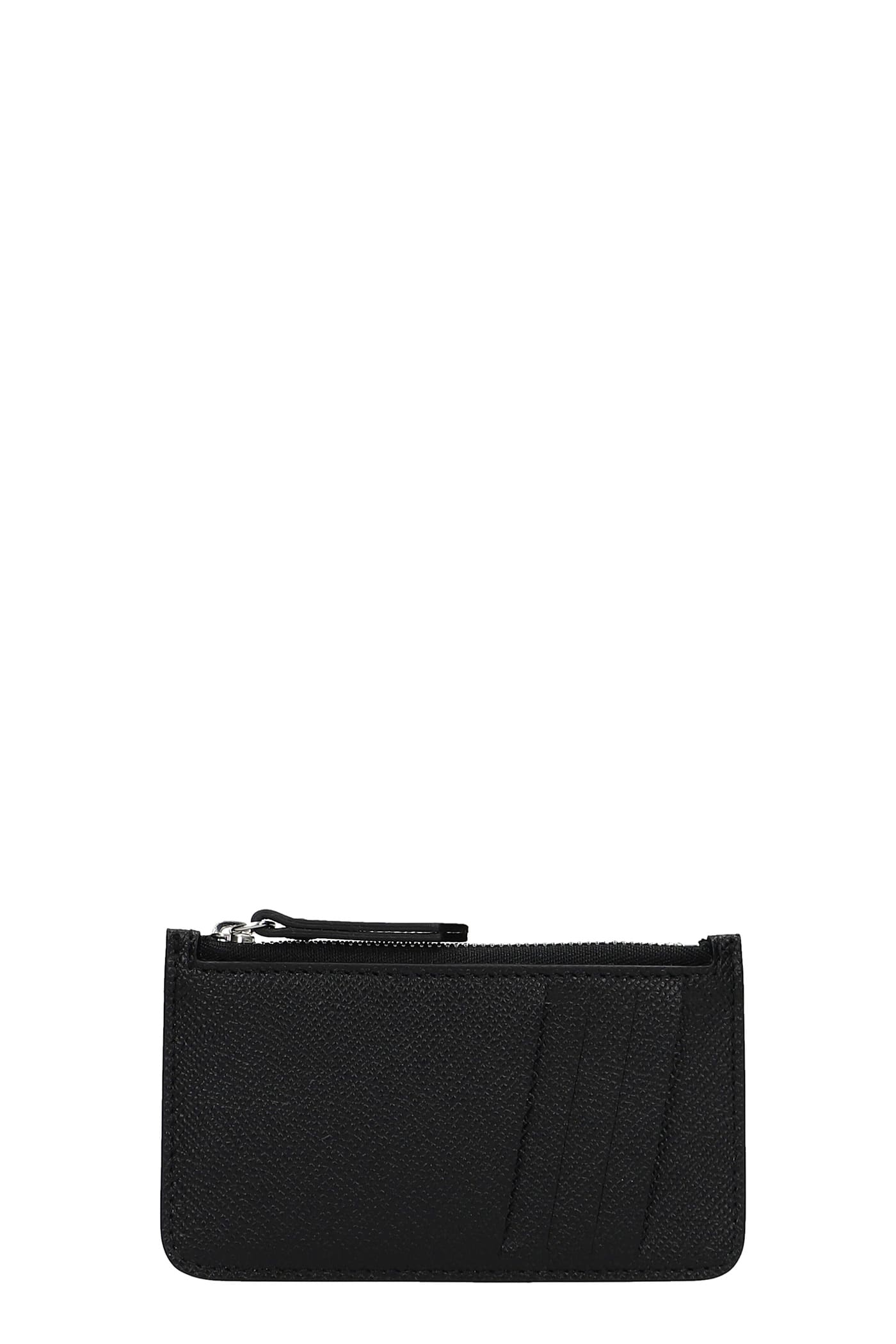 Maison Margiela Wallet In Black Leather