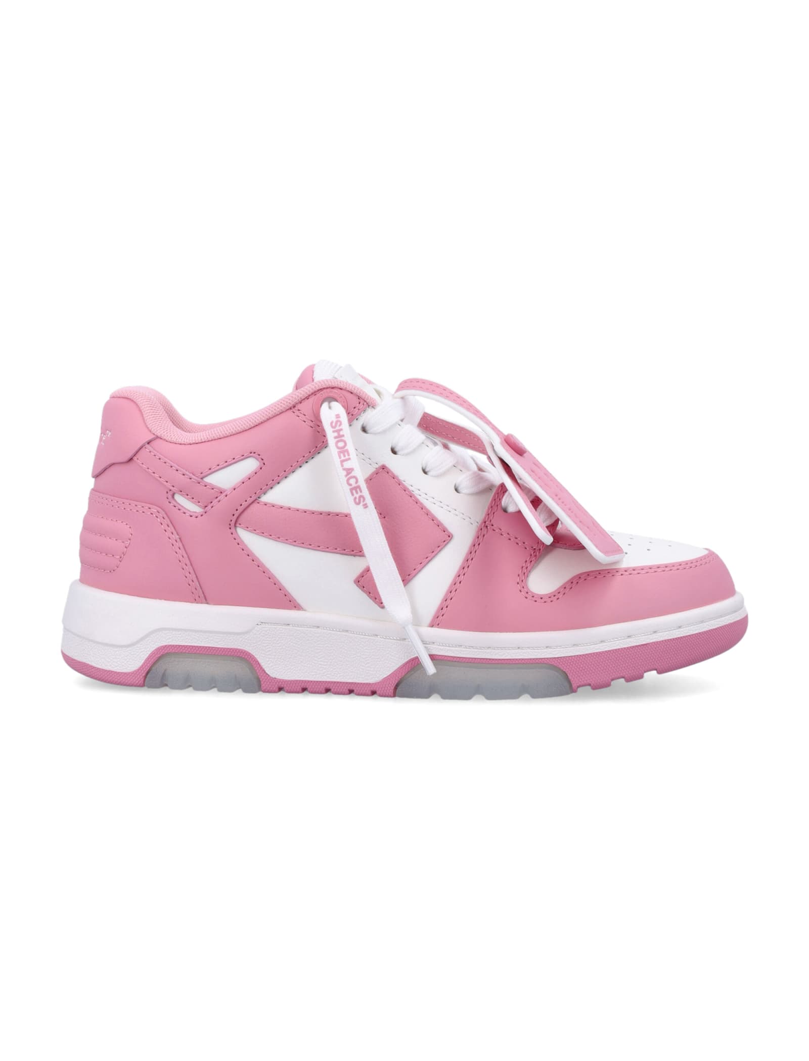 Shop Off-white Out Of Office Woman Sneakers In Pink White