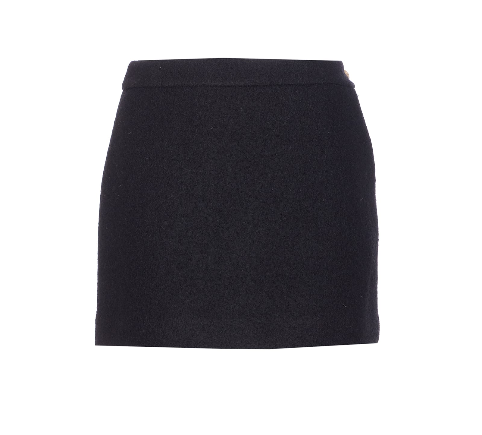 Dunst Mini Wool Skirt In Black