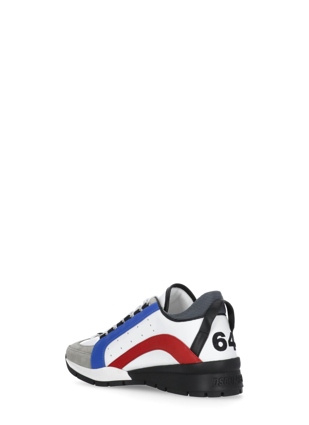 Dsquared2 Legendary Leather Low-top Sneakers In Multicolor