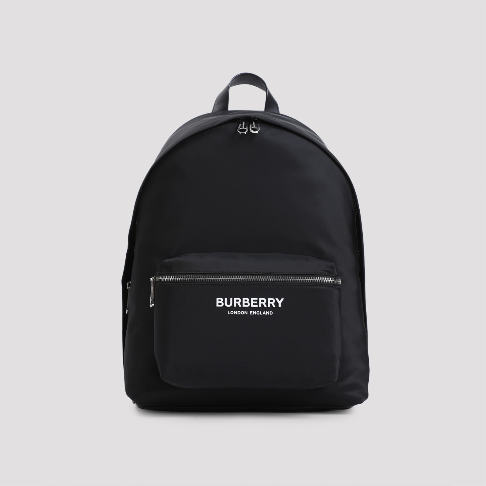 Shop Burberry Backpack In Black