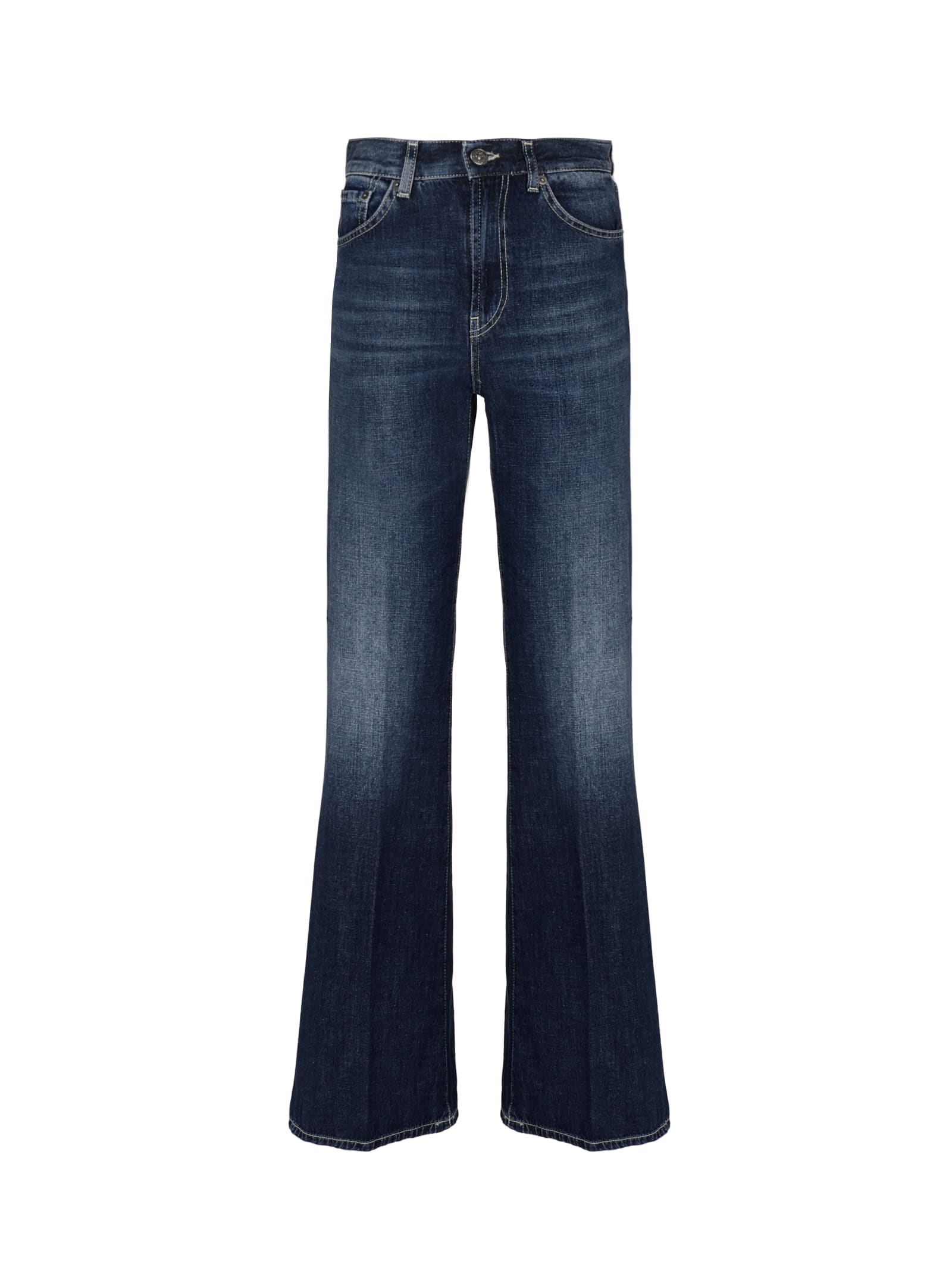 DONDUP FLARED JEANS IN COTTON