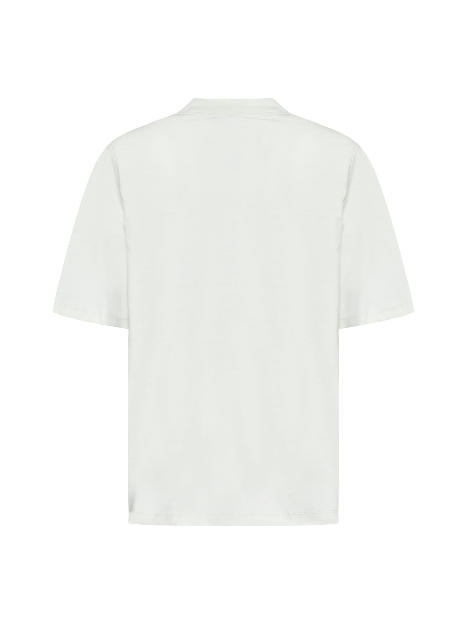 Shop Attico T-shirt In Bianco