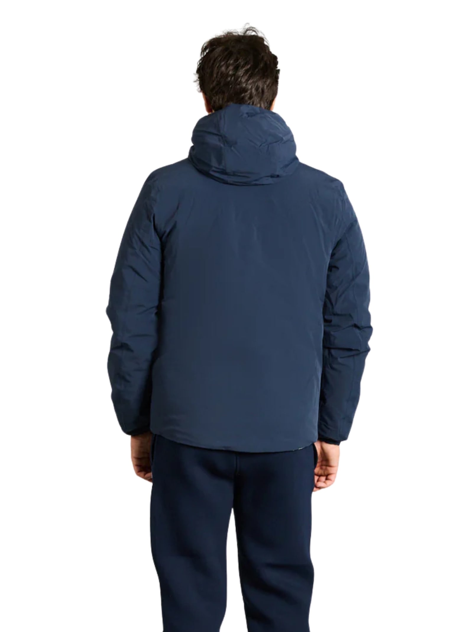 K-way Jack St Warm Double Slim-fit Giacca Reversibile. In Poliestere Elasticizzato Impermeabile. Imbottitu In Blue