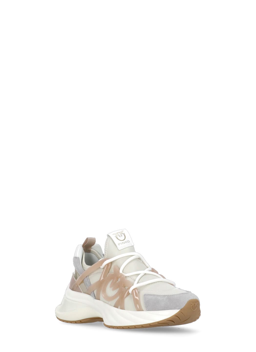 Shop Pinko Ariel Sneakers In Ivory