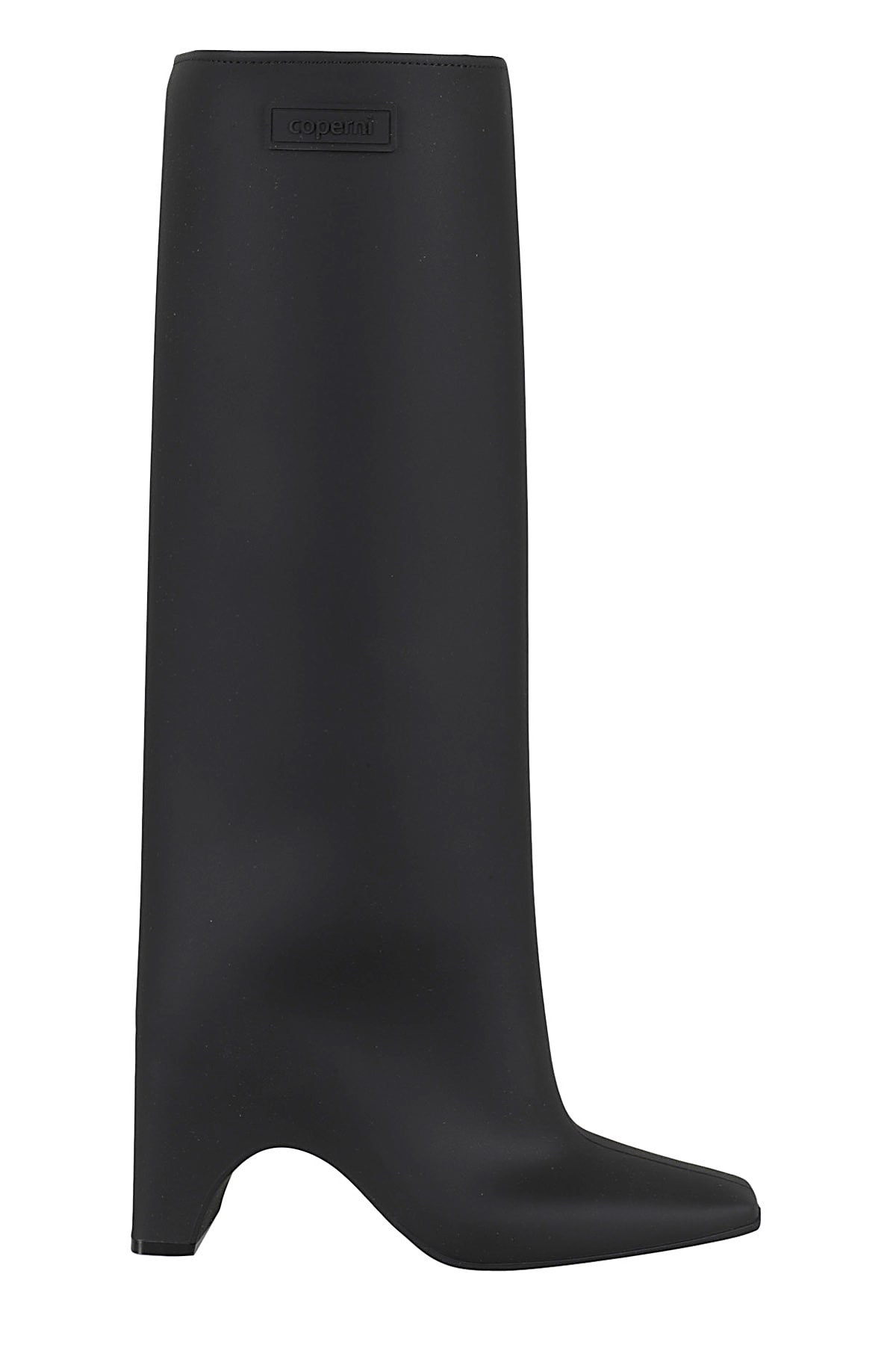 Shop Coperni Rubber Bridge Boot In Blk Black