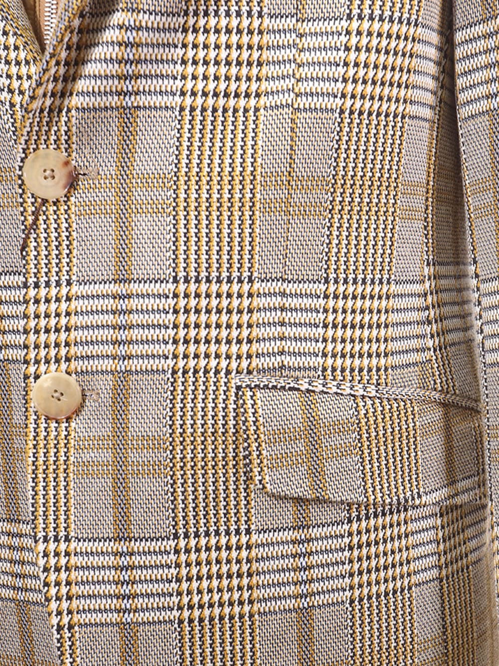 Shop Etro Single-breasted Jacket With Bib In Beige