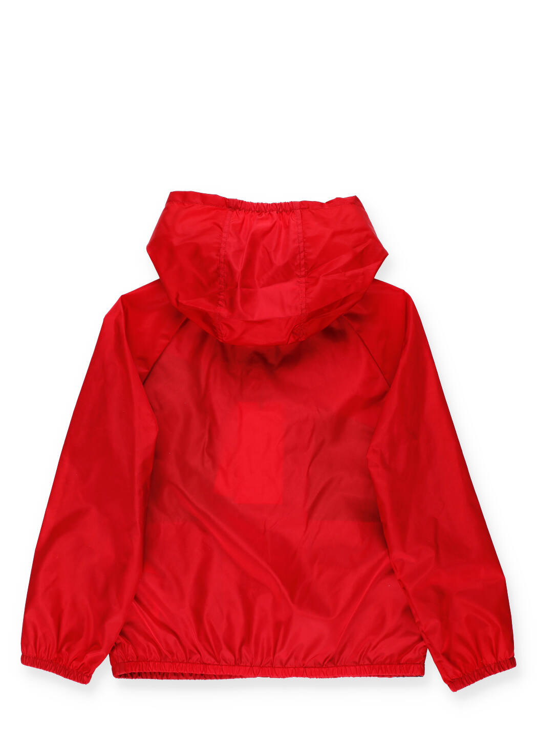 Shop Gucci Jacket With Hood In Live Red/mix