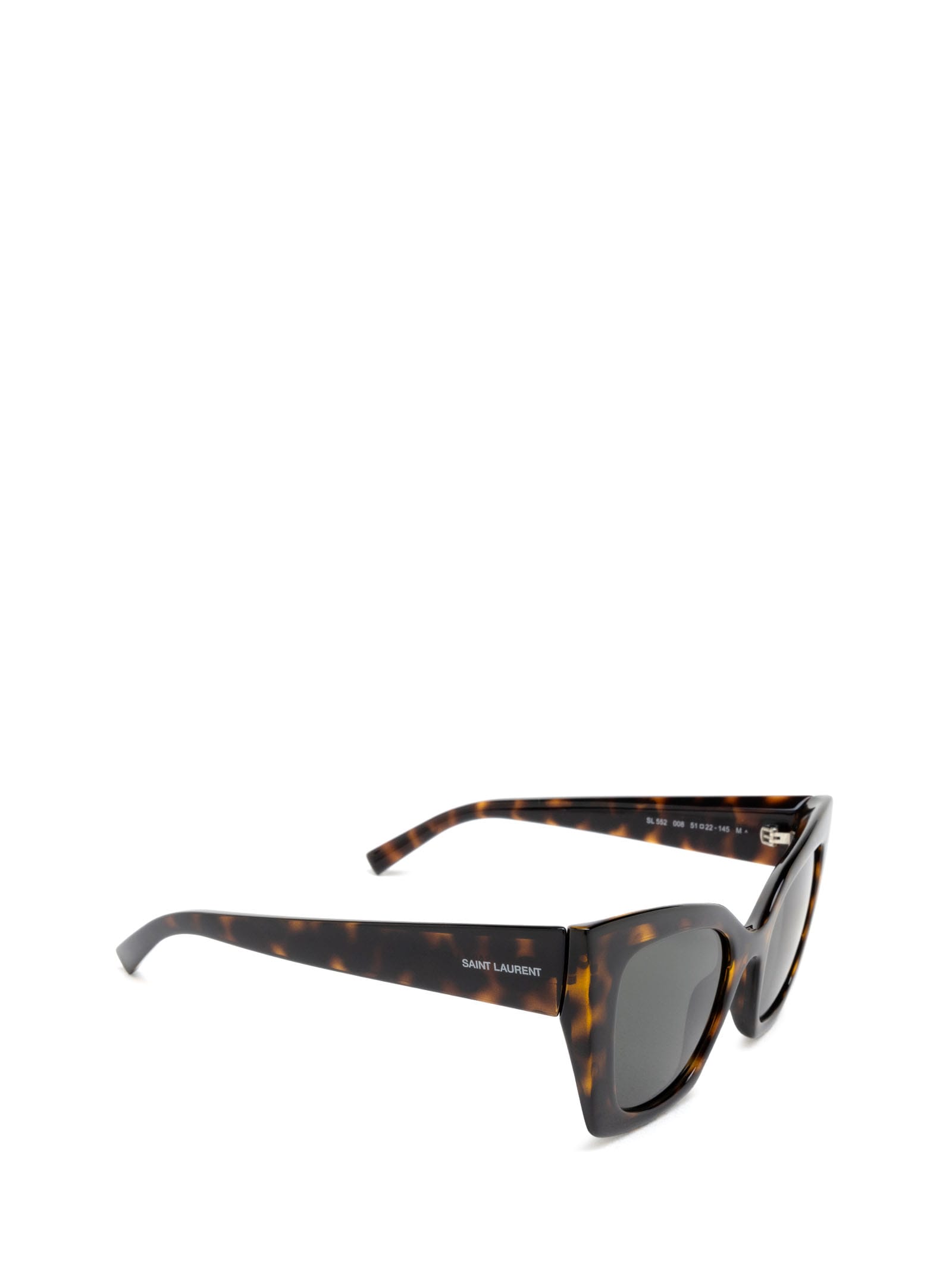 Shop Saint Laurent Sl 552 Havana Sunglasses