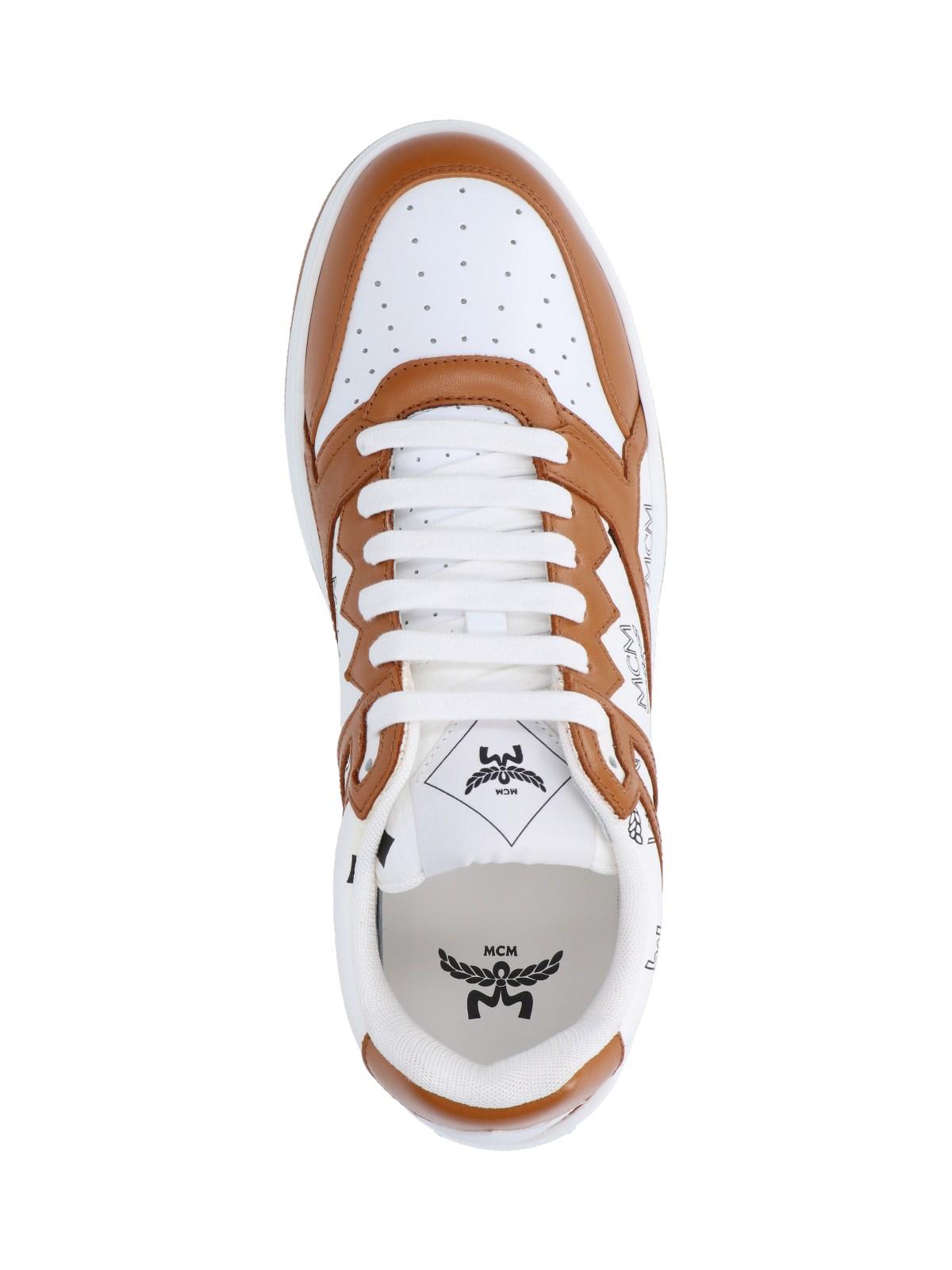 Shop Mcm Neo Terrain Lo Low-top Sneakers In White